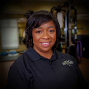 Dina Johnson, PTA; licensed physical therapist assistant at the Cantrell Center for Physical Therapy and Wellness in Warner Robins, GA near Macon, GA