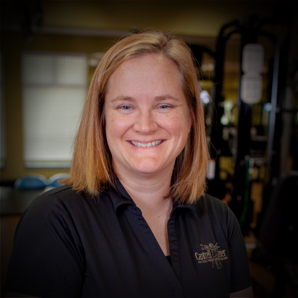 Jamie Lochner, PT, DPT, PRC; doctor of physical therapy at the Cantrell Center for Physical Therapy and Wellness in Warner Robins, GA near Macon, GA- Postural Restoration Certified
